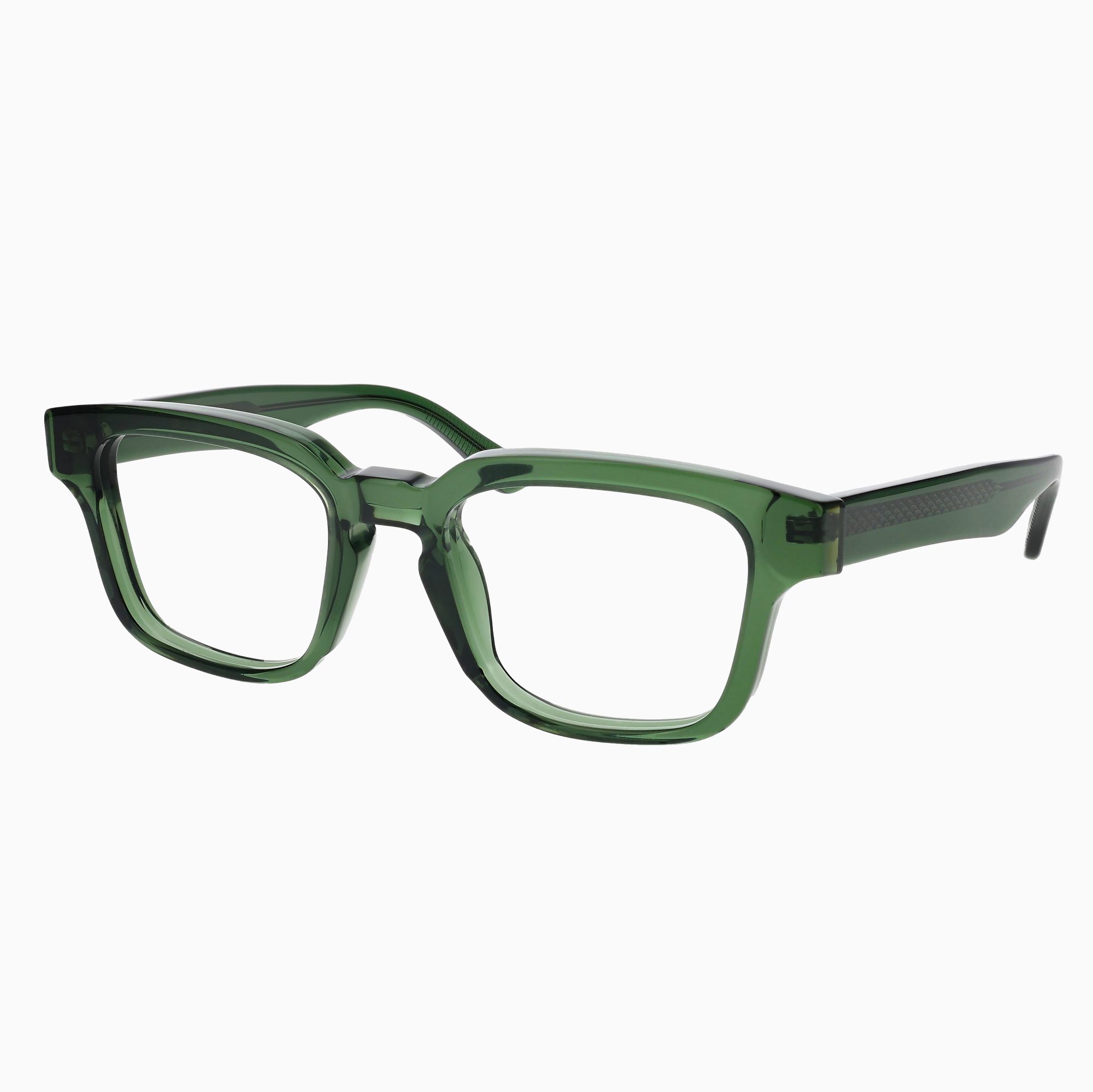ILLA Ernesto eyeglasses in Hunter Transparent - Glance Glasses