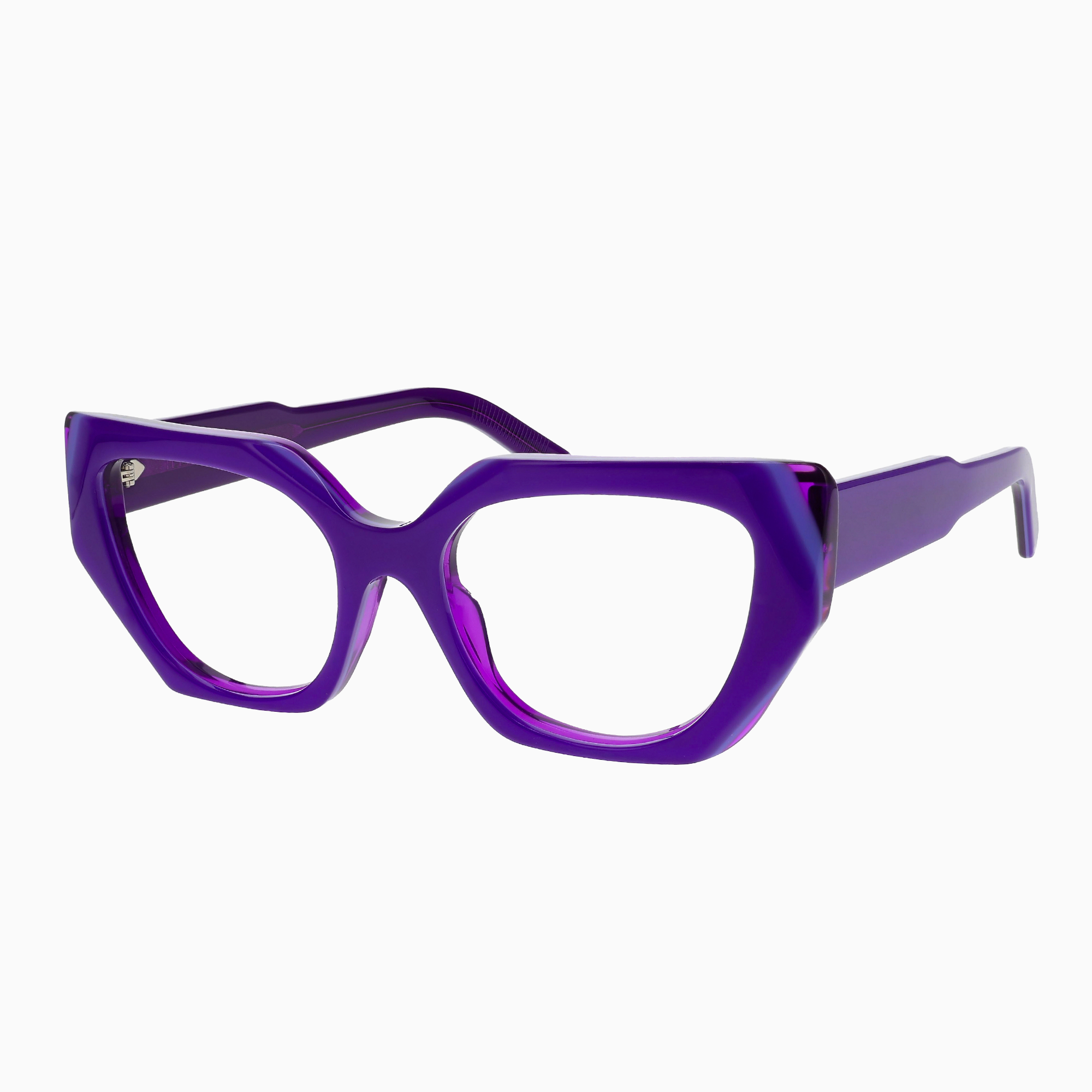 ILLA Fiamma eyeglasses in Violet Laminate - Glance Glasses