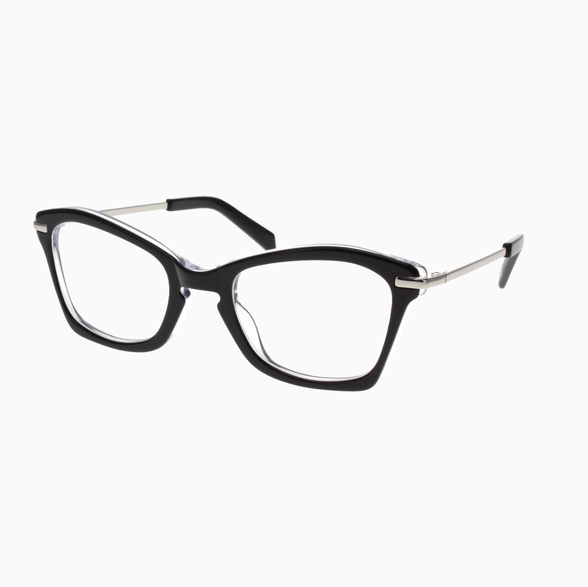 ILLA Ilaria eyeglasses in Black Crystal Laminate - Glance Glasses