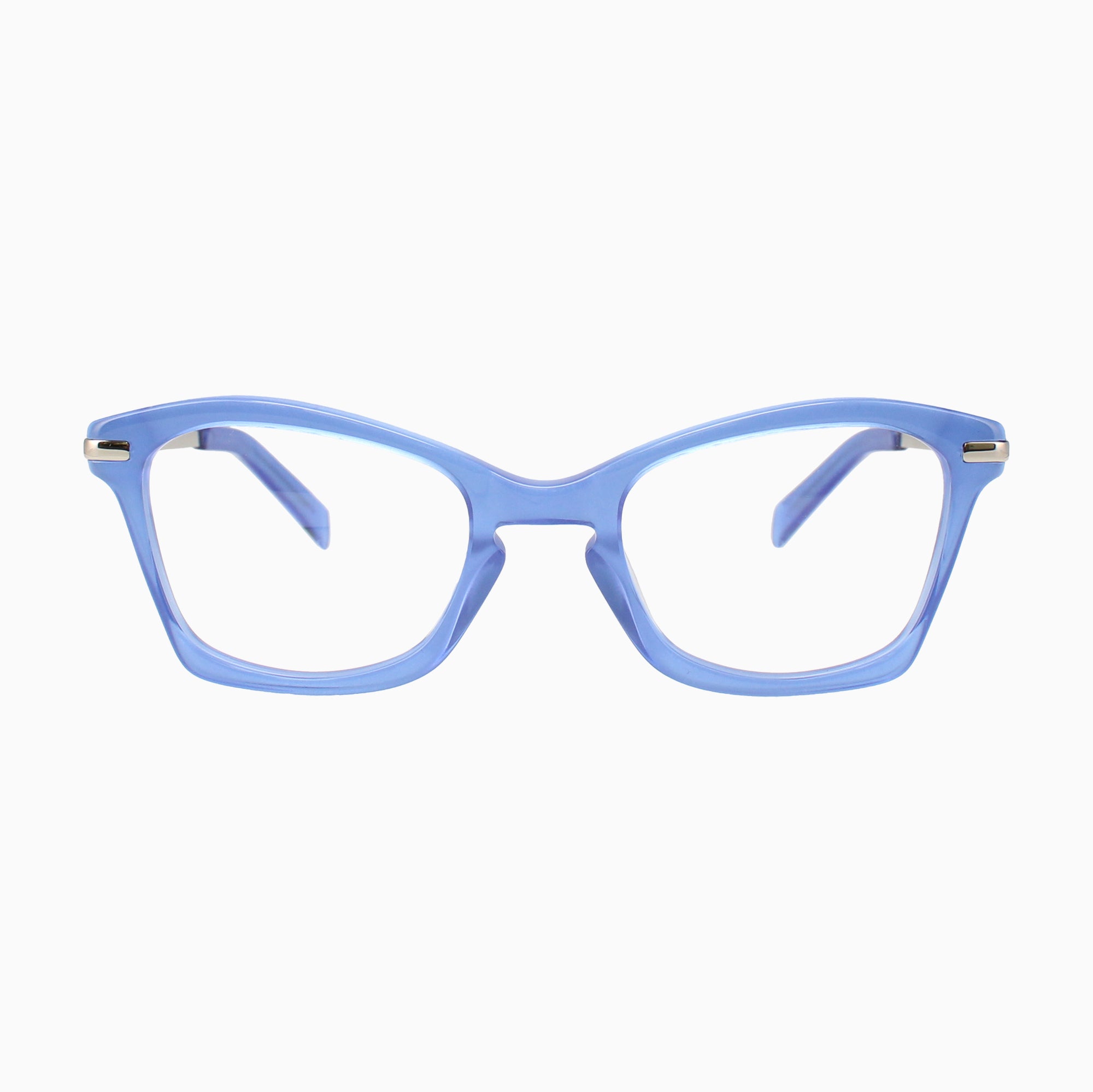 ILLA Ilaria eyeglasses in Blue Cornflower Milky - Glance Glasses