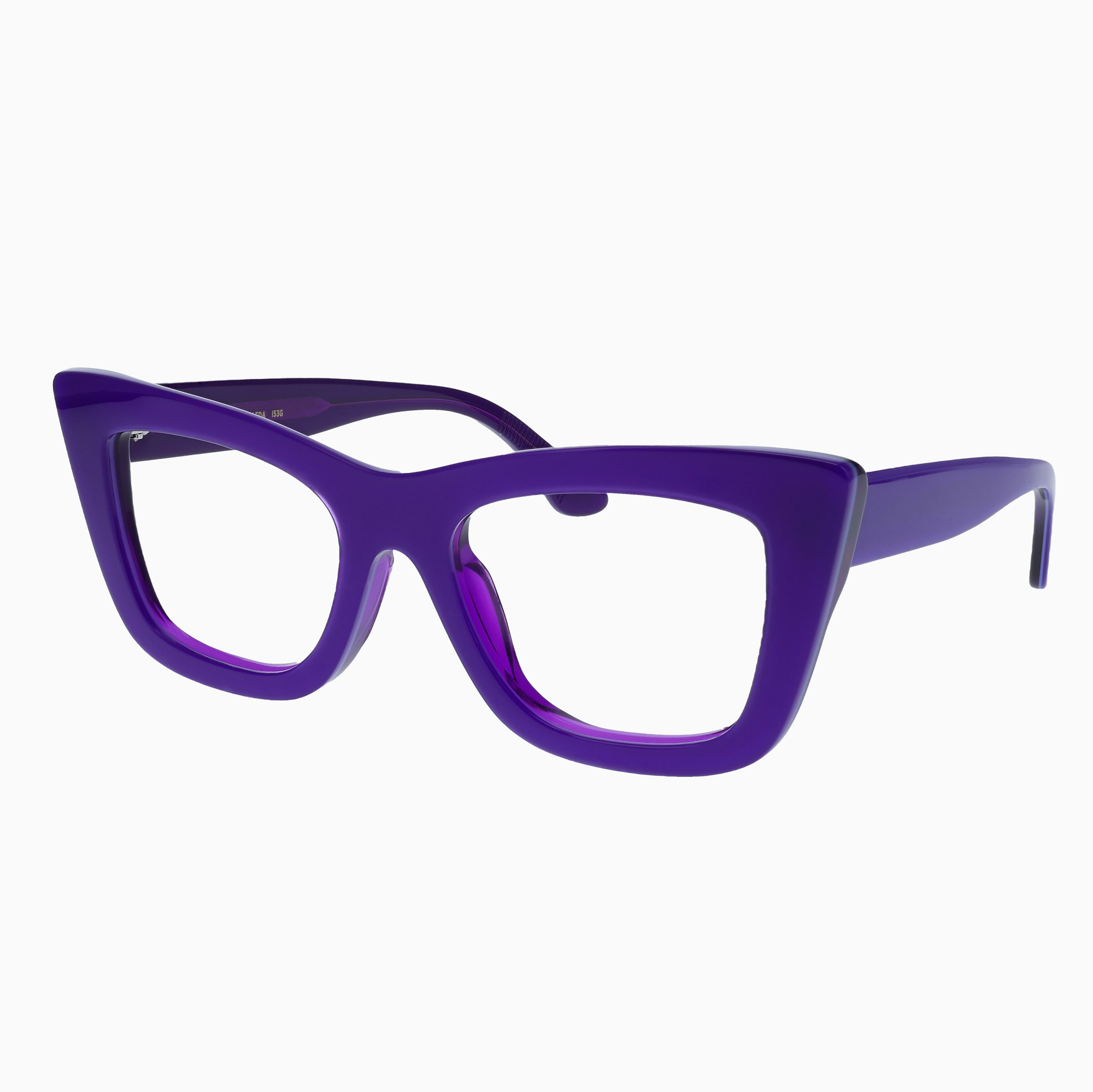 ILLA Leda eyeglasses in Violet Laminate - Glance Glasses