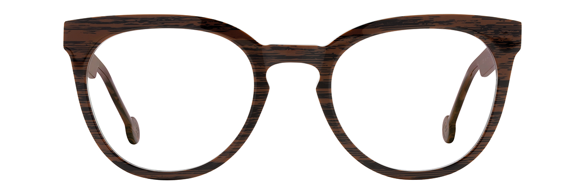 L.A. Eyeworks ABERDEEN eyeglasses in 926 Wood Panel - Modern Eye Care Portland