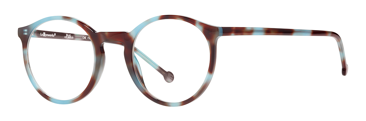 L.A. Eyeworks AHMET eyeglasses in 9102 Bepu Tortoise - Modern Eye Care Portland