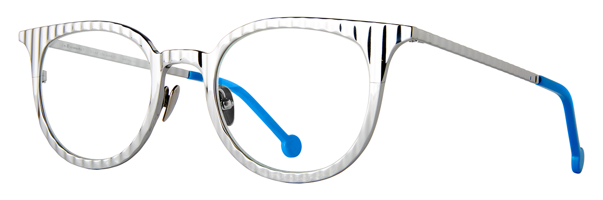 L.A. Eyeworks BOBCO eyeglasses in 401 Silver - Modern Eye Care Portland