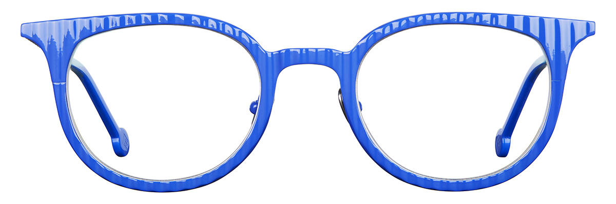 L.A. Eyeworks BOBCO eyeglasses in 416 BIC Blue - Modern Eye Care Portland