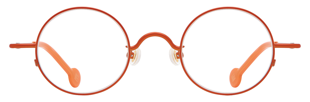 L.A. Eyeworks BUTTON eyeglasses in 425 Orange - Modern Eye Care Portland