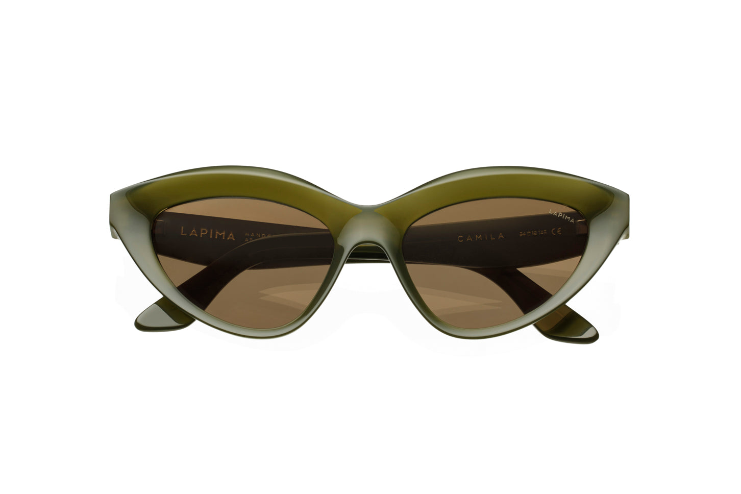 LAPIMA CAMILA sunglasses in OLIVA SOLID - Modern Eye Care Portland