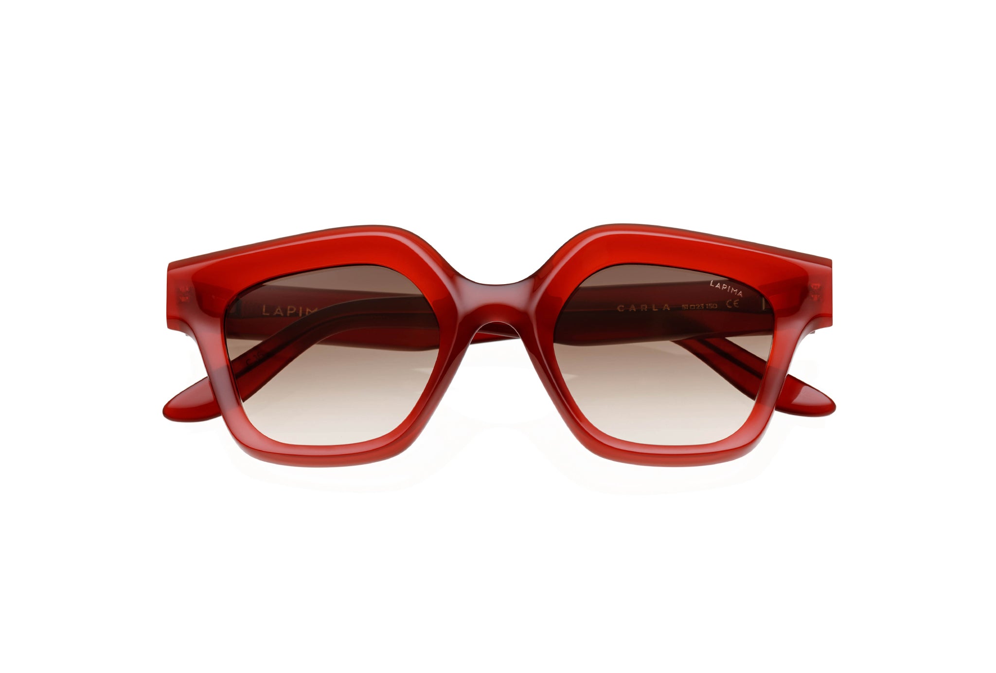LAPIMA CARLA sunglasses in RED GRADIENT - Modern Eye Care Portland