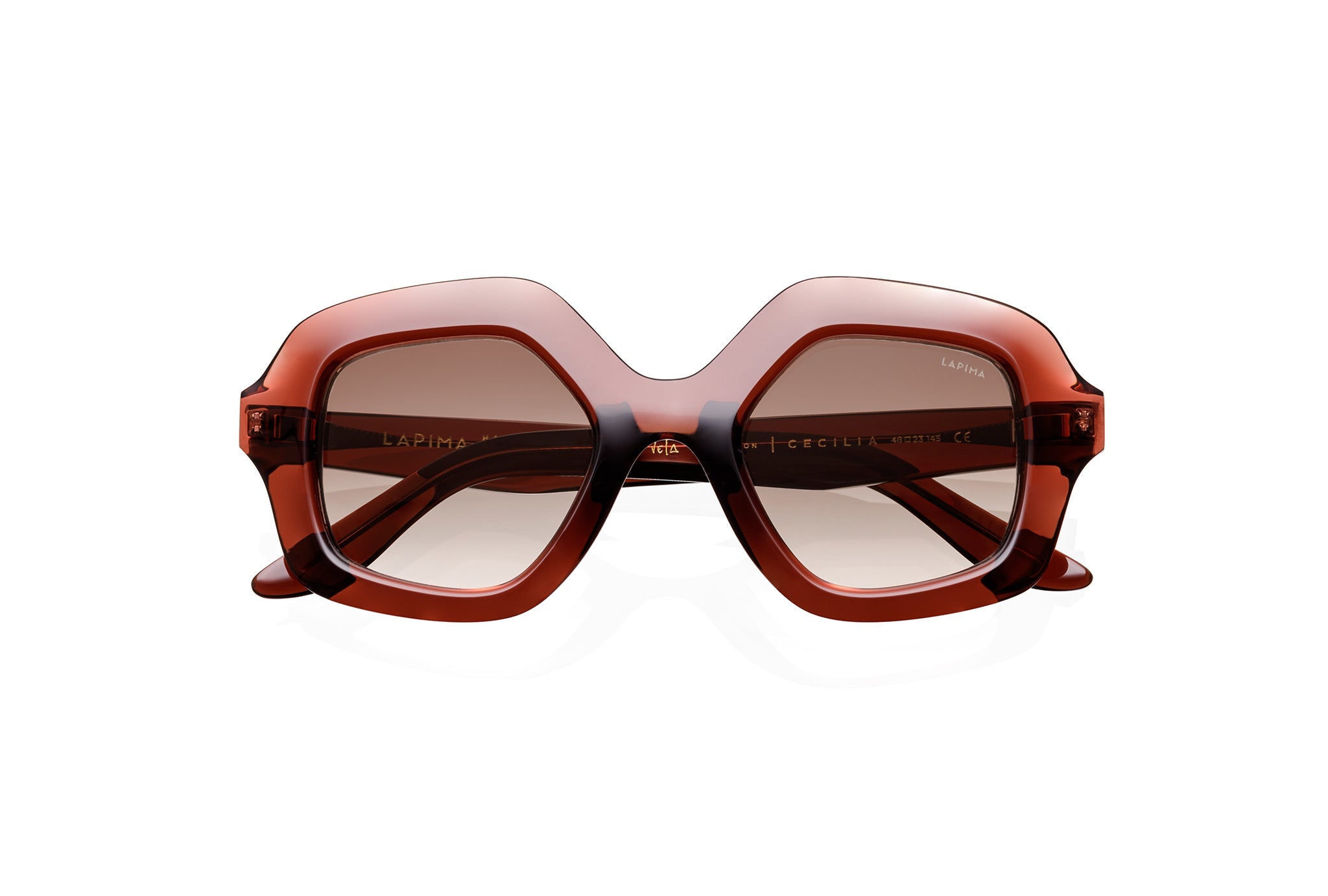 LAPIMA CECILIA sunglasses in RUBI GRADIENT - Modern Eye Care Portland