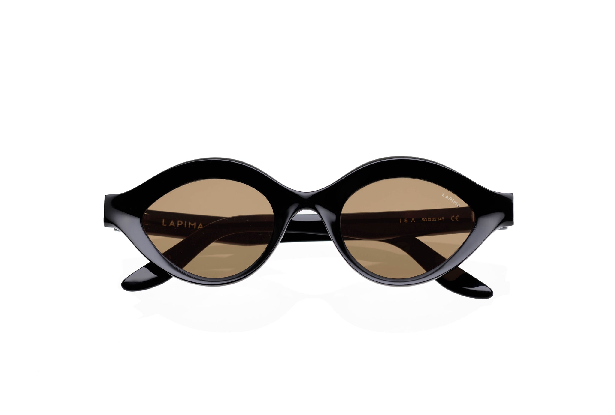 LAPIMA ISA sunglasses in BLACK SOLID - Modern Eye Care Portland