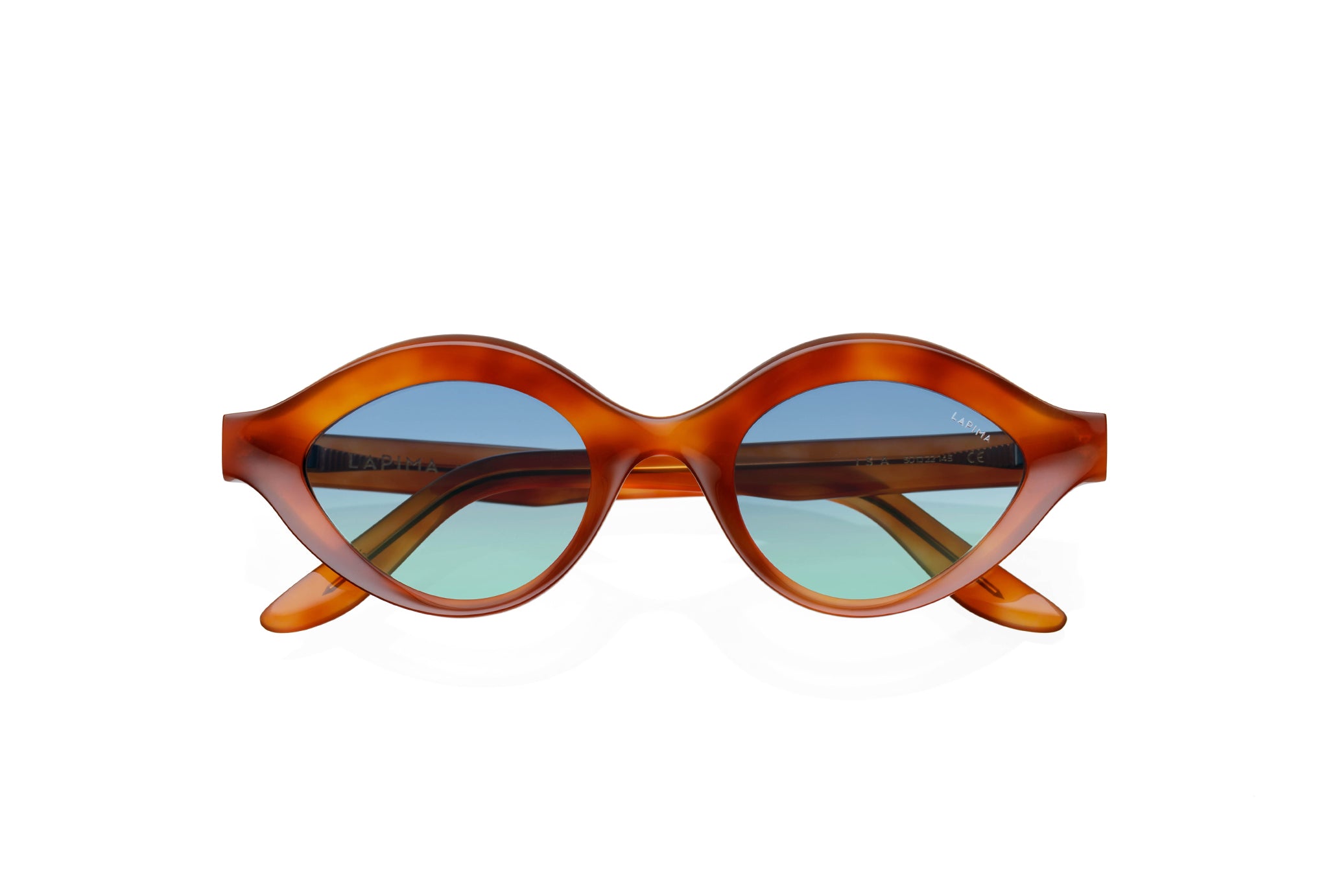 LAPIMA ISA sunglasses in CARAMEL BLUE-SKY - Modern Eye Care Portland