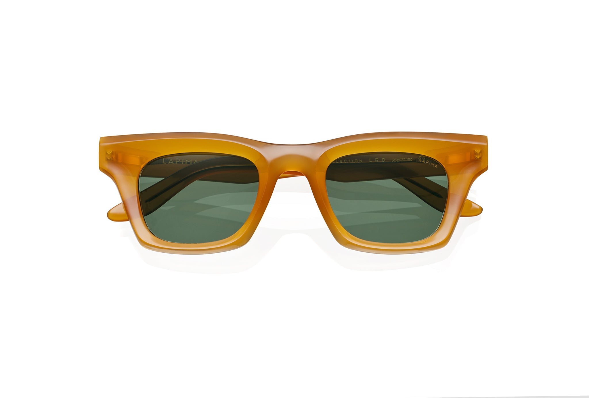 LAPIMA LEO sunglasses in AMBER MOSS - Modern Eye Care Portland