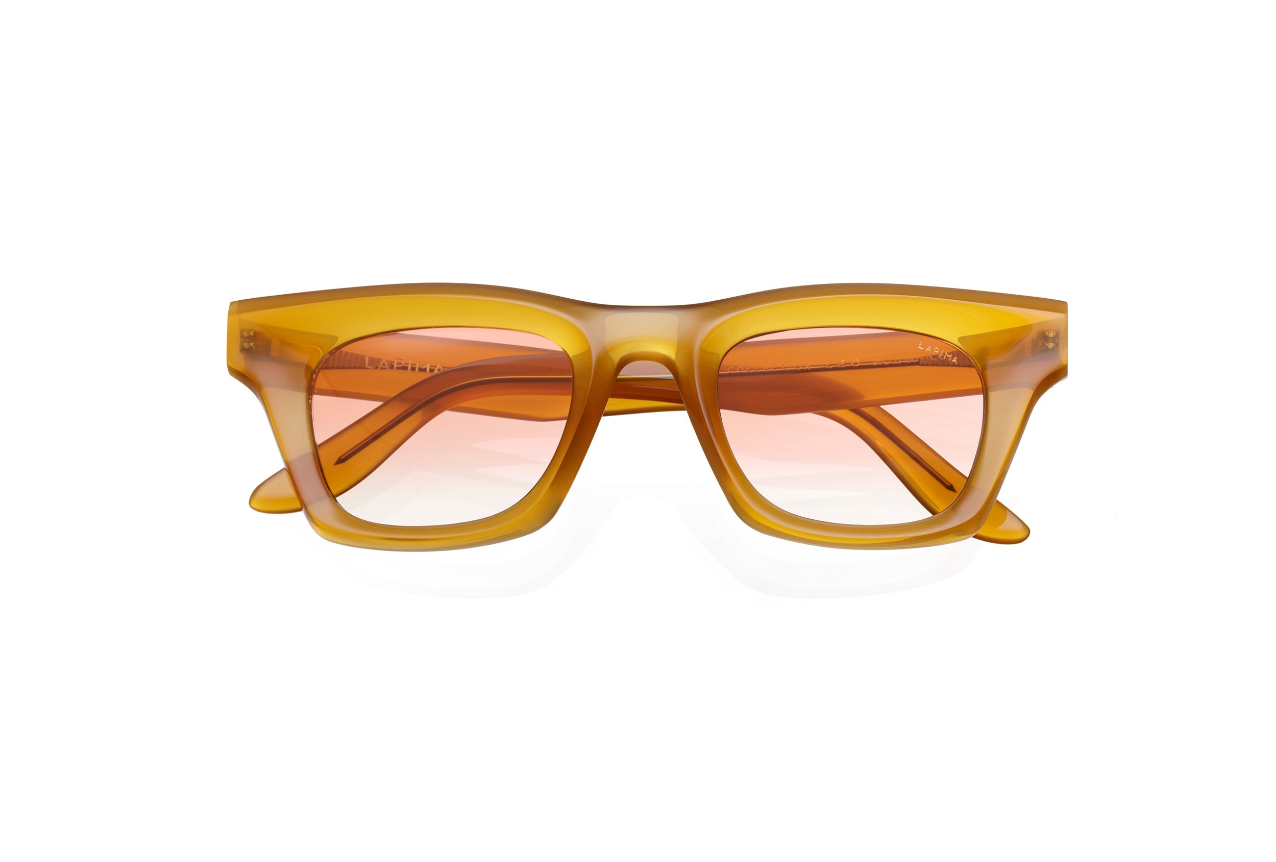 LAPIMA LEO sunglasses in GOLDEN AMBER - Modern Eye Care Portland