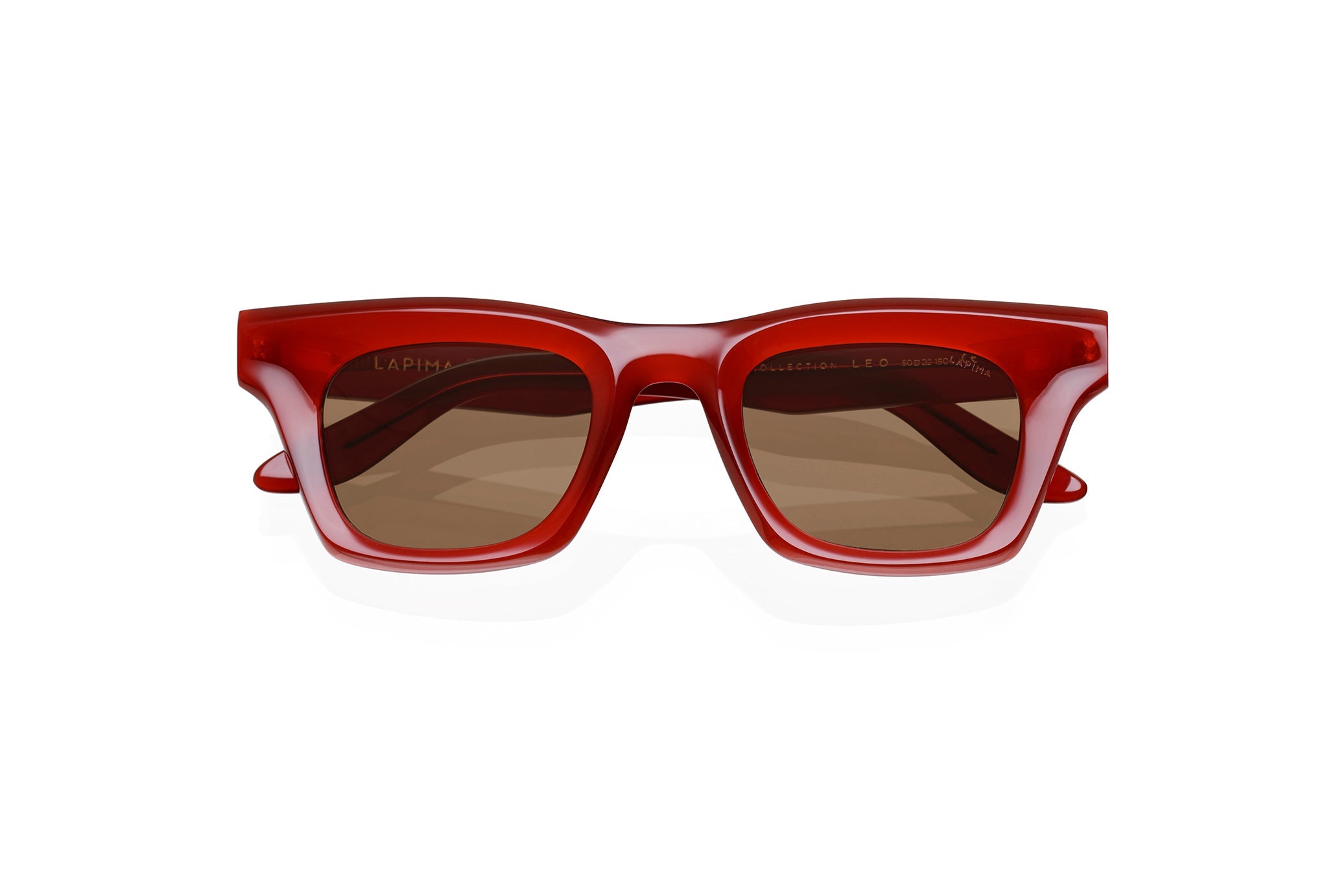 LAPIMA LEO sunglasses in RED SOLID - Modern Eye Care Portland