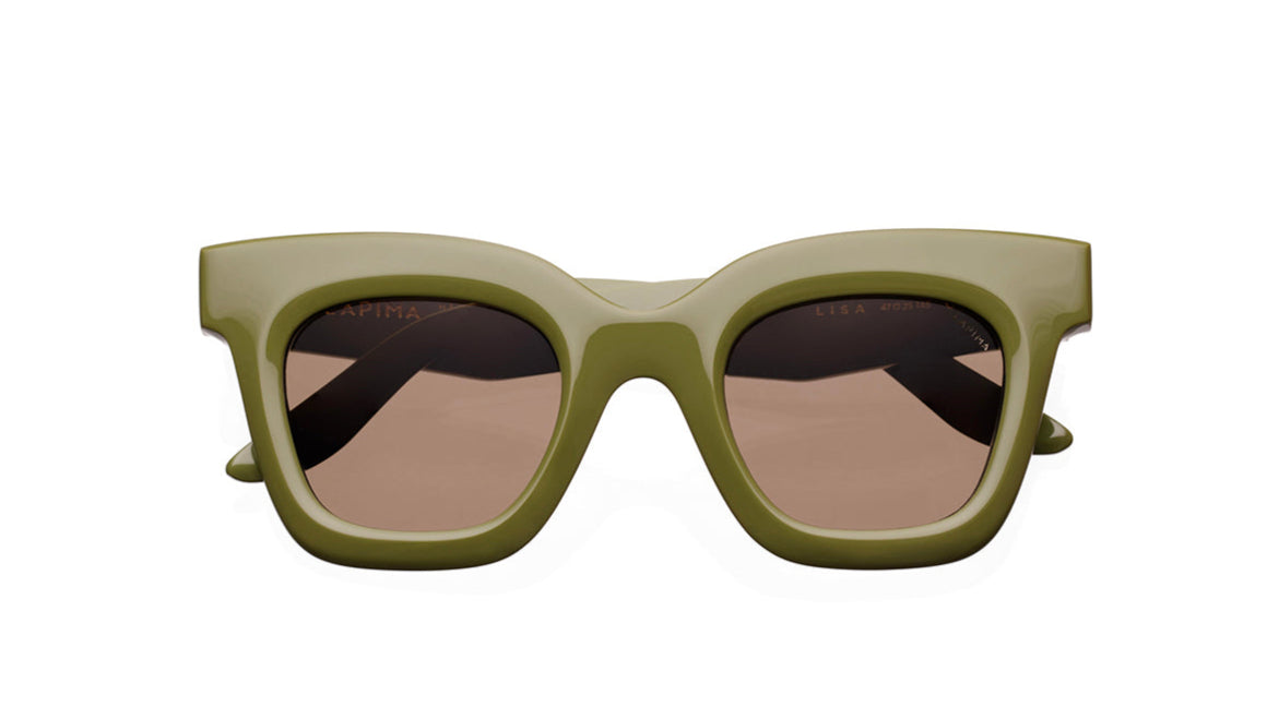 LAPIMA LISA sunglasses in ABACATE SOLID - Modern Eye Care Portland