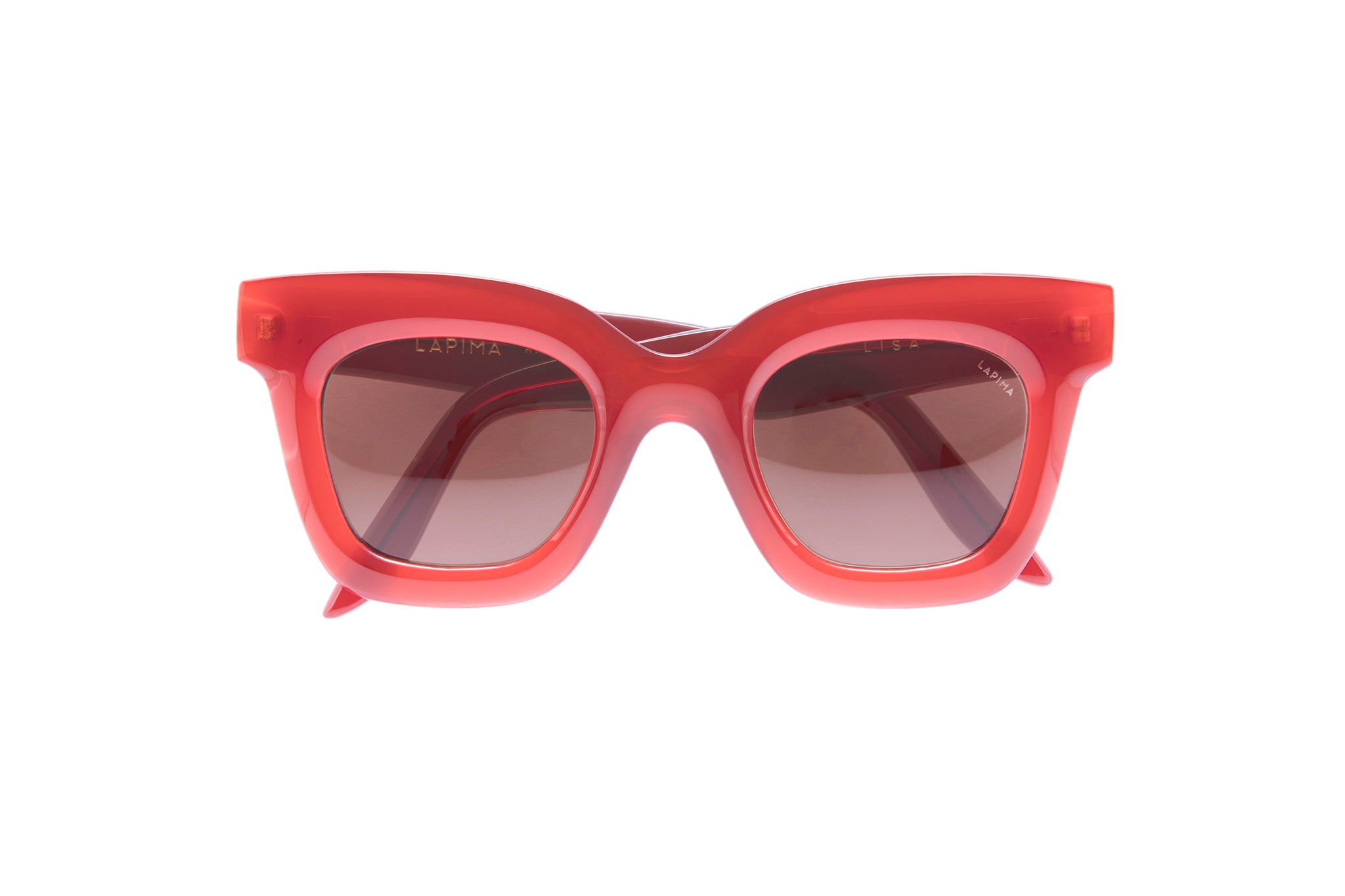 LAPIMA LISA sunglasses in RED SOLID - Modern Eye Care Portland