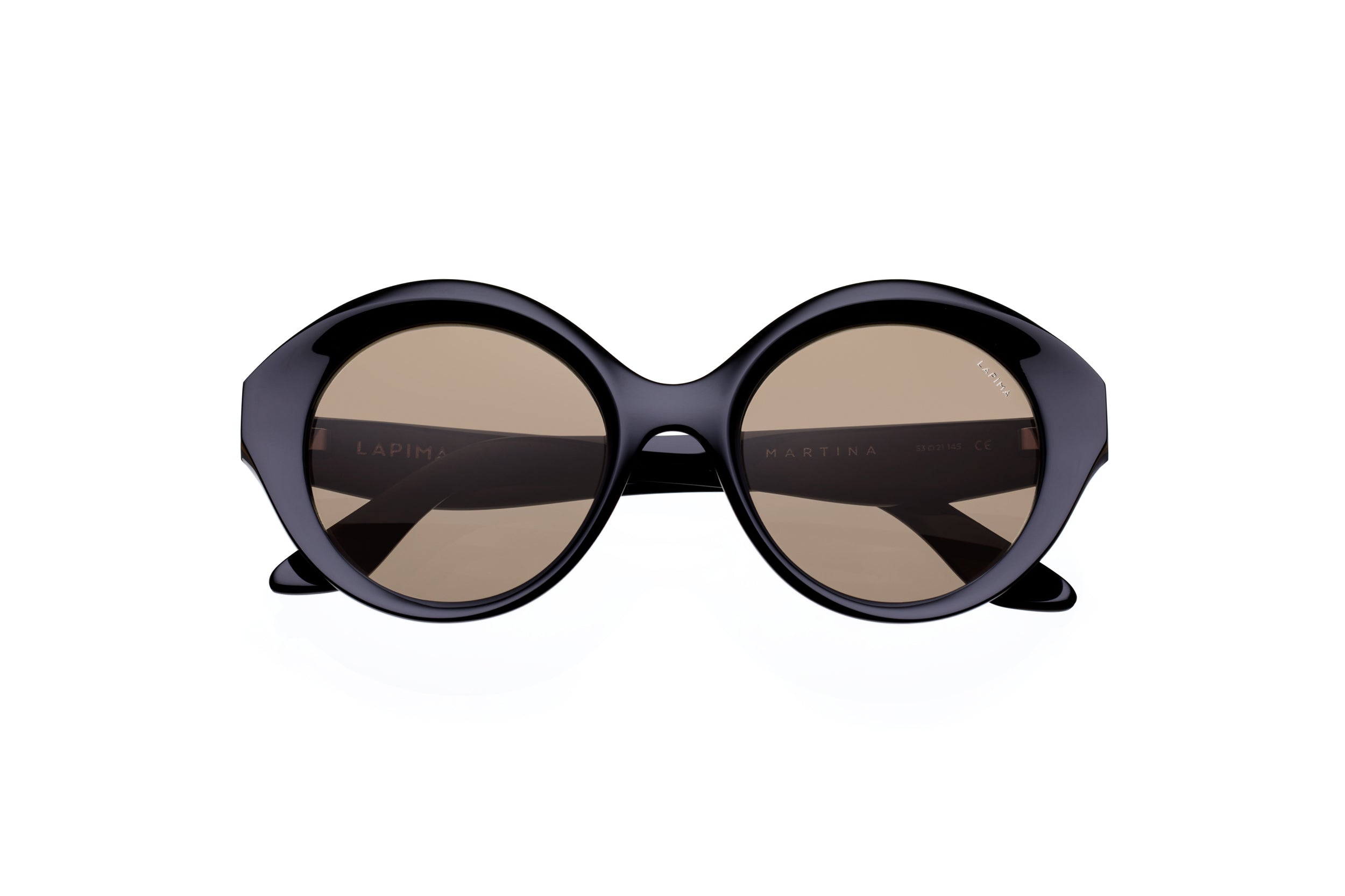 LAPIMA MARTINA sunglasses in BLACK SOLID - Modern Eye Care Portland