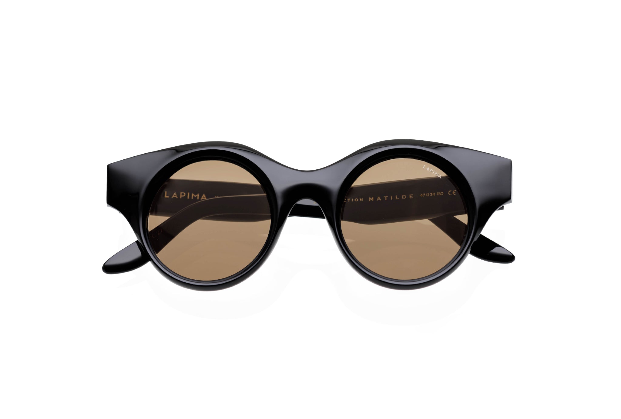 LAPIMA MATILDE sunglasses in BLACK SOLID - Modern Eye Care Portland