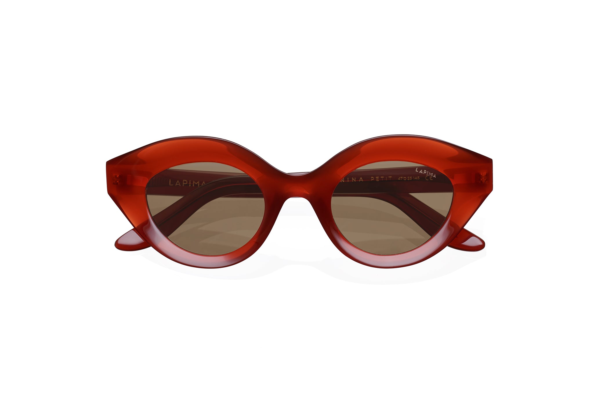 LAPIMA NINA PETIT sunglasses in RED SOLID - Modern Eye Care Portland