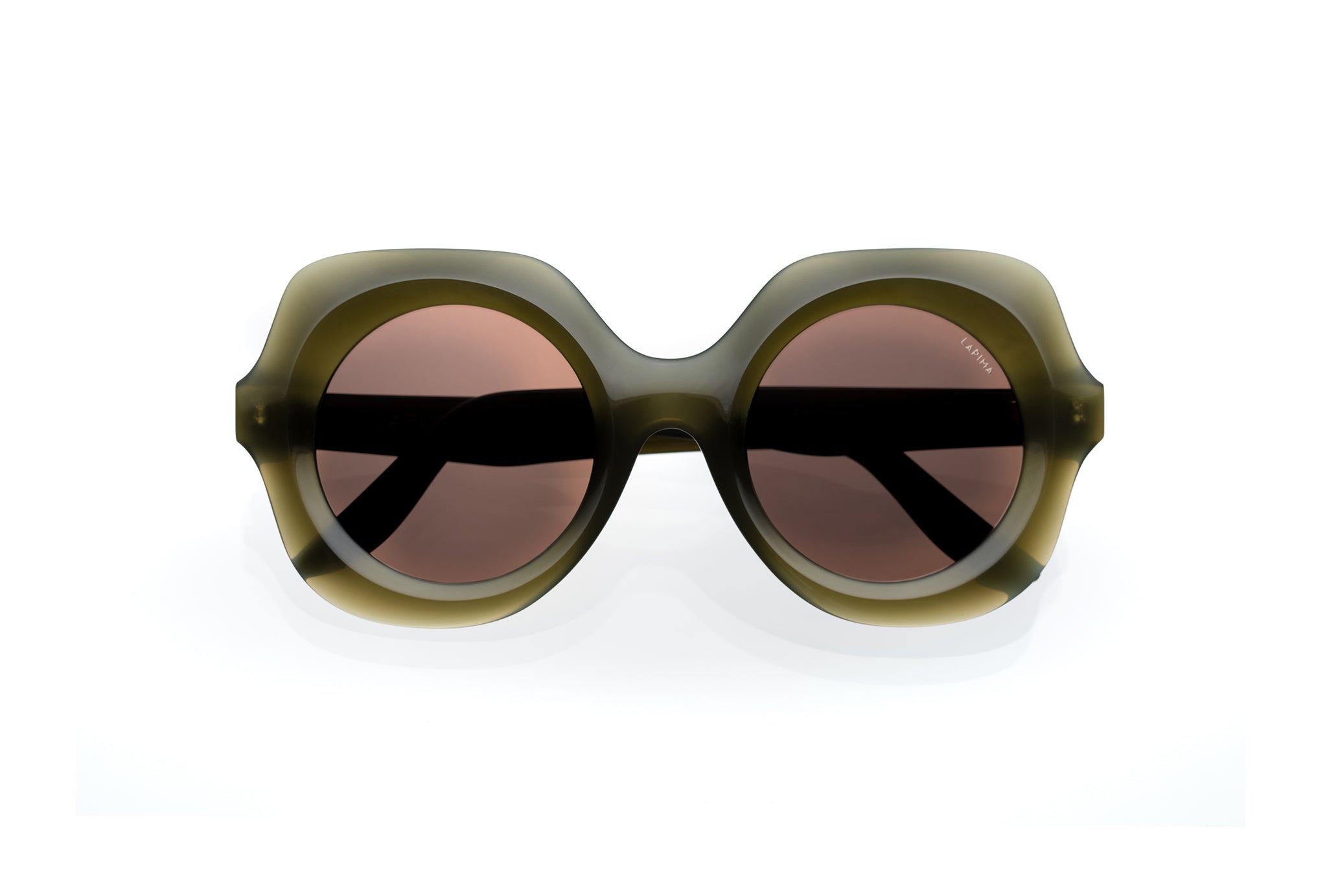 LAPIMA PAULA sunglasses in OLIVA SOLID - Modern Eye Care Portland