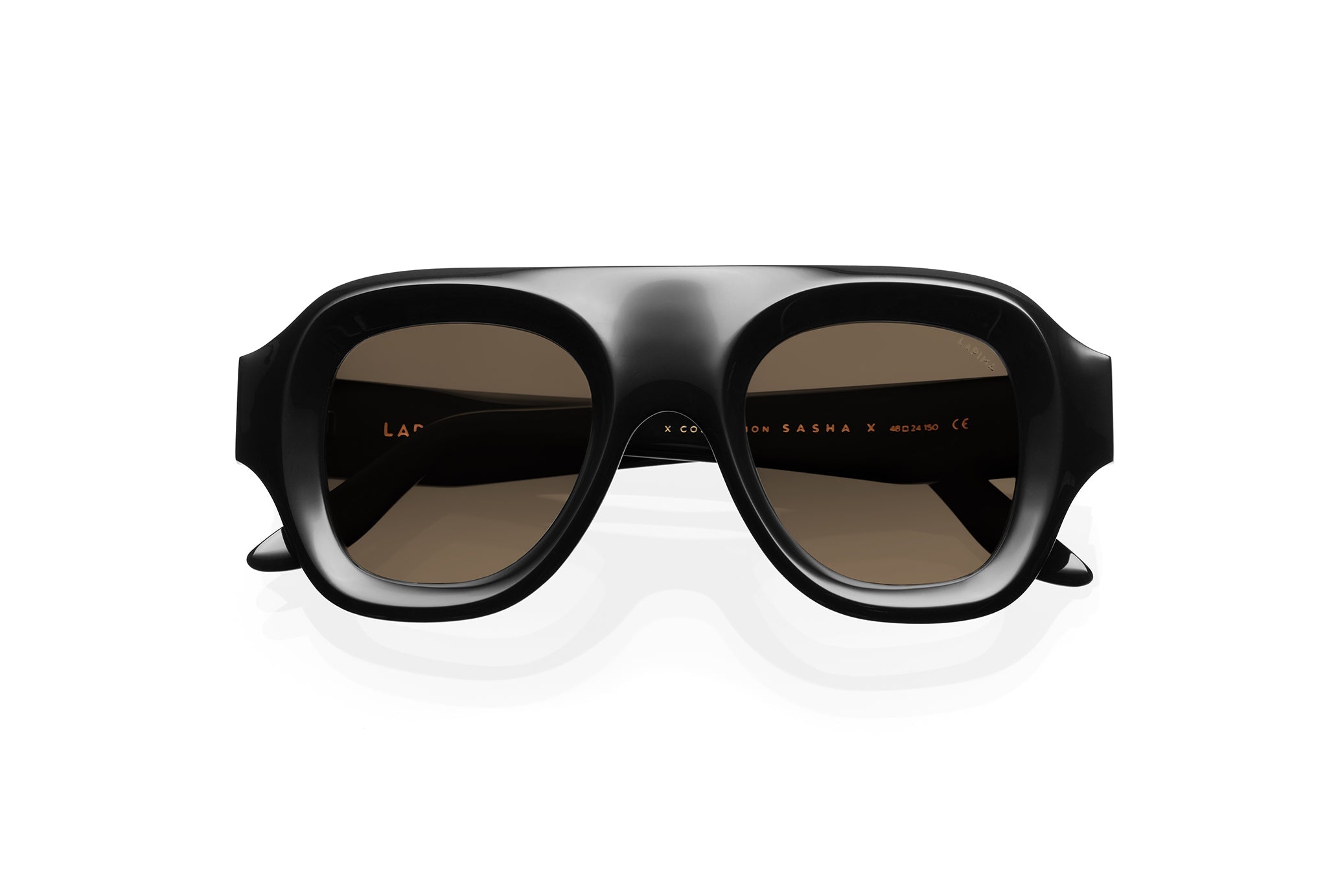 LAPIMA SASHA X sunglasses in BLACK SOLID - Modern Eye Care Portland