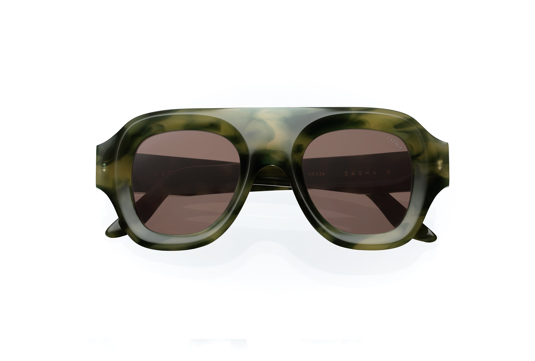 LAPIMA SASHA X sunglasses in FOREST SOLID - Modern Eye Care Portland