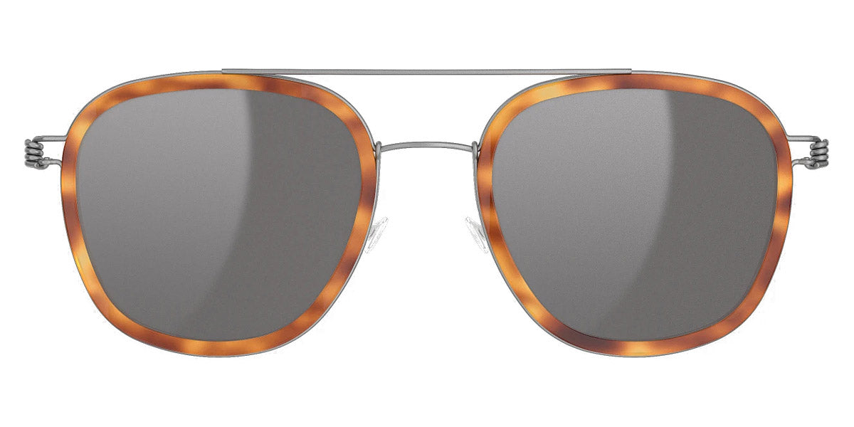 Lindberg Sun Titanium™ 8205 sunglasses in Basic-10-K25 / Light Silver Mirror - Gray - SL49 / 50-21-135 - Modern Eye Care Portland