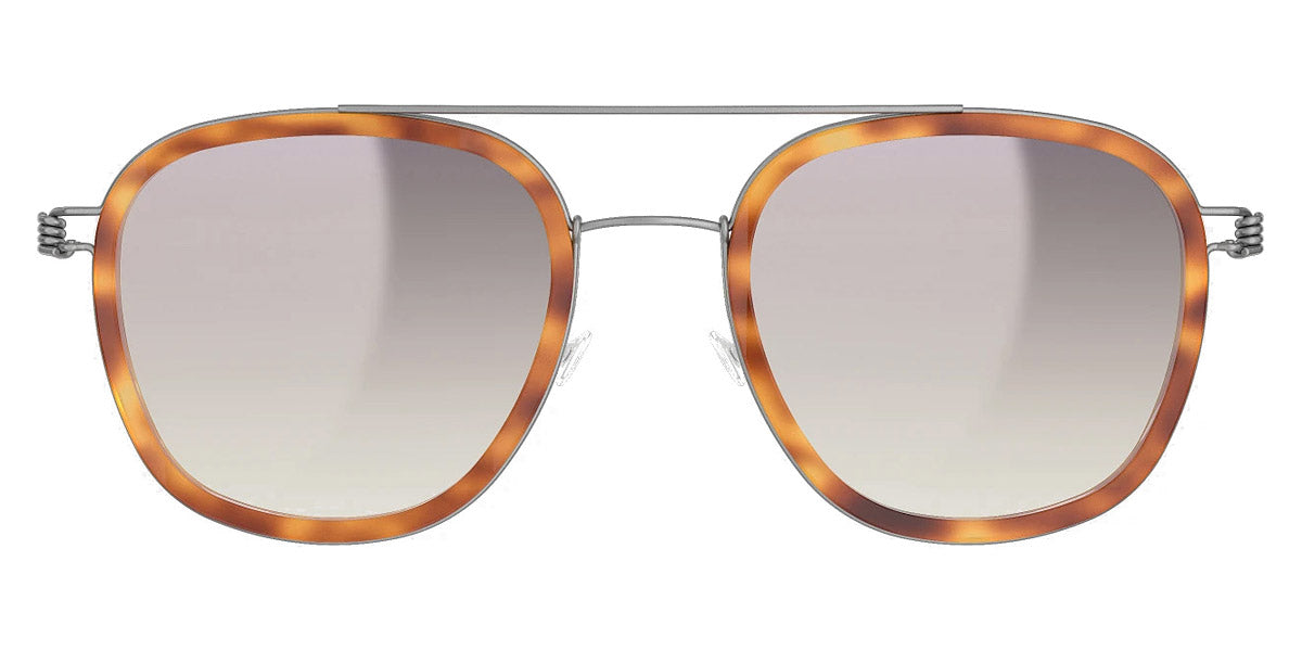 Lindberg Sun Titanium™ 8205 sunglasses in Basic-10-K25 / Light Silver Mirror - Purple Pearl Gradient - SL63 / 50-21-135 - Modern Eye Care Portland
