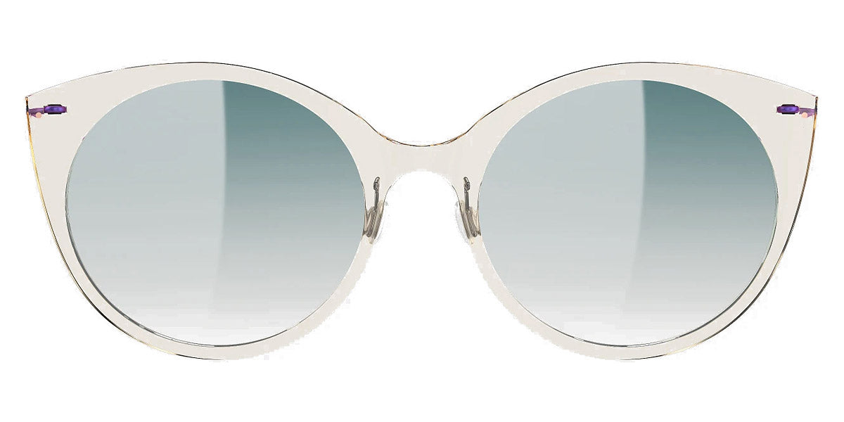 Lindberg Sun Titanium™ 8307 sunglasses in Basic-C21-77 / Light Silver Mirror - Turquoise Pearl Gradient - SL61 / 53-19-135 - Modern Eye Care Portland