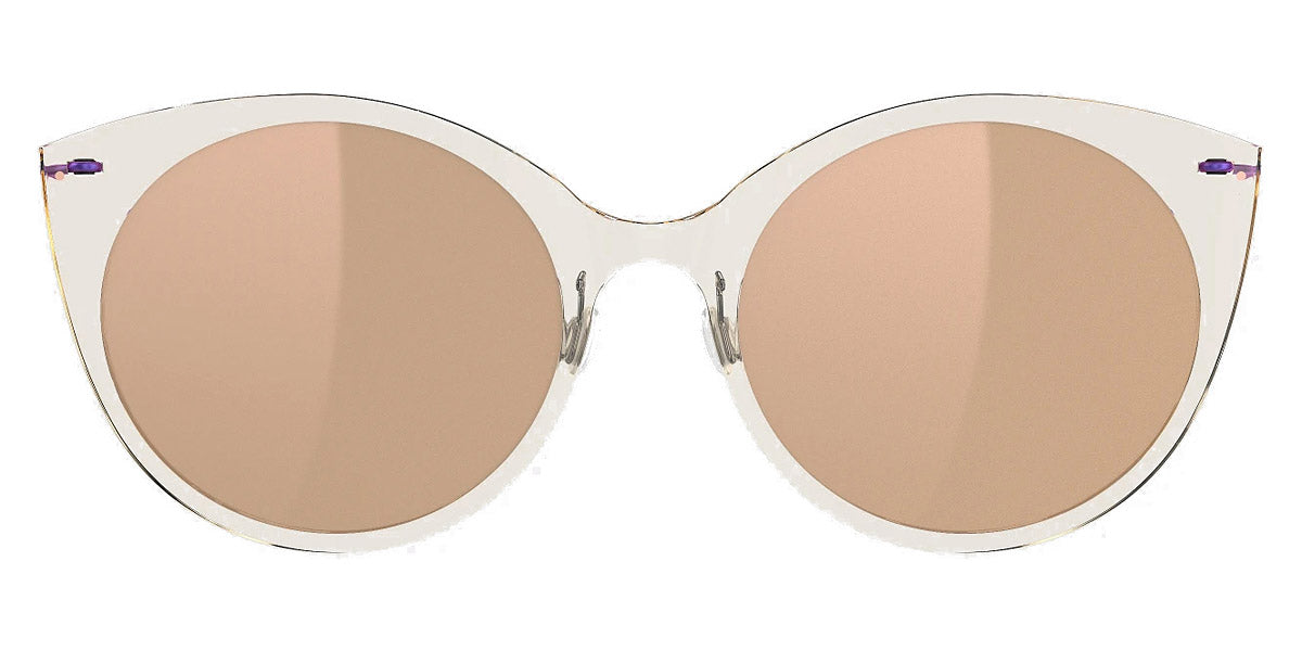 Lindberg Sun Titanium™ 8307 sunglasses in Basic-C21-77 / Rose Gold Mirror - Medium Gray - SL54 / 53-19-135 - Modern Eye Care Portland