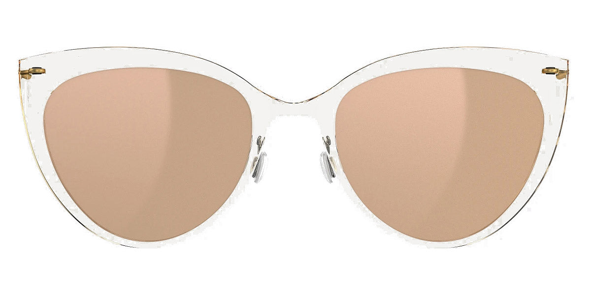 Lindberg Sun Titanium™ 8311 sunglasses in 804-C21-GT / Rose Gold Mirror - Medium Gray - SL54 / 52-19-135 - Modern Eye Care Portland