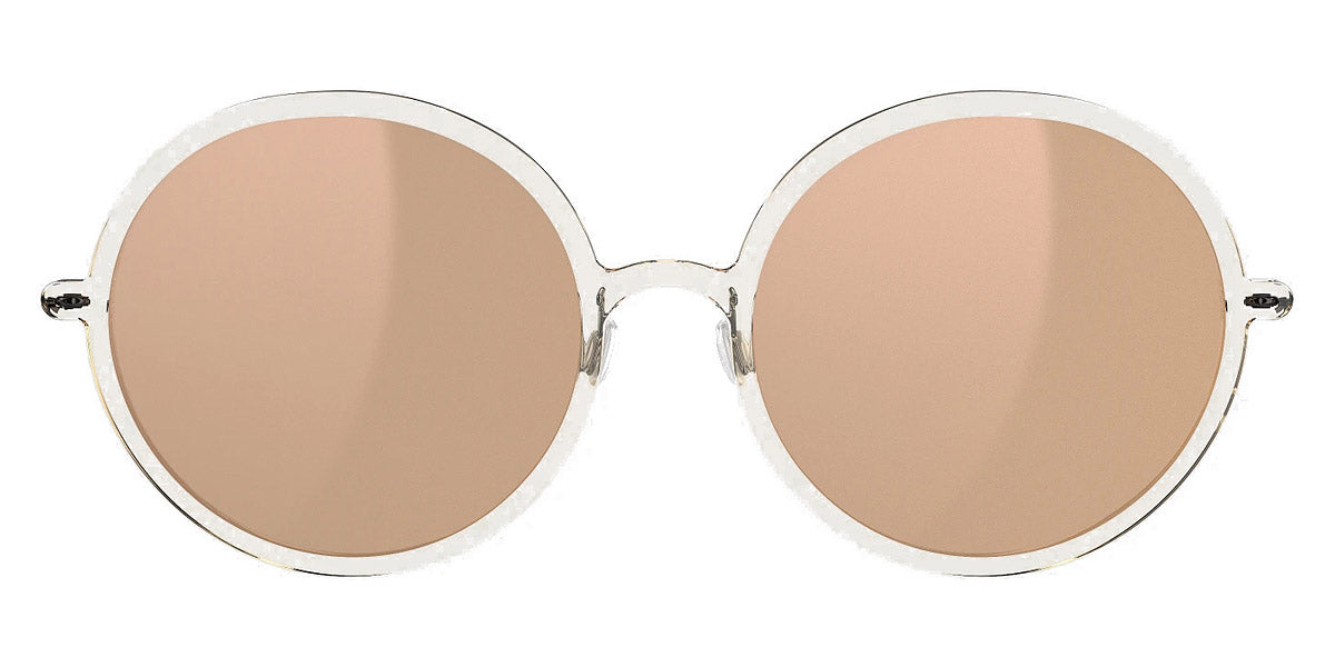 Lindberg Sun Titanium™ 8332 sunglasses in 804-C21-PU9 / Rose Gold Mirror - Medium Gray - SL54 / 57-19-135 - Modern Eye Care Portland