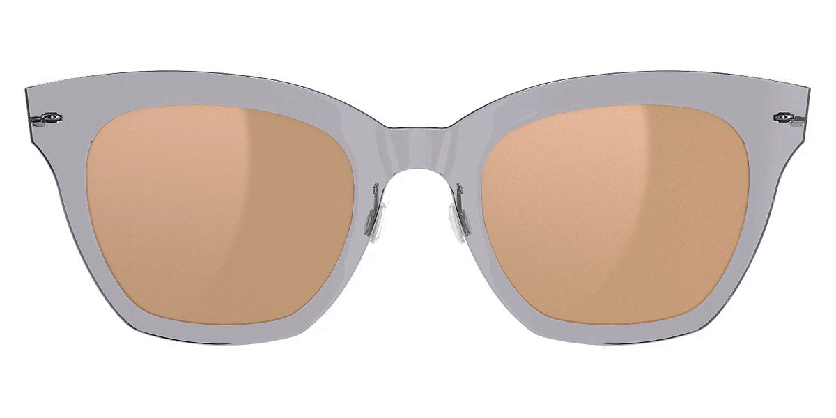 Lindberg Sun Titanium™ 8334 sunglasses in 804-C07-P10 / Rose Gold Mirror - Medium Gray - SL54 / 52-23-135 - Modern Eye Care Portland