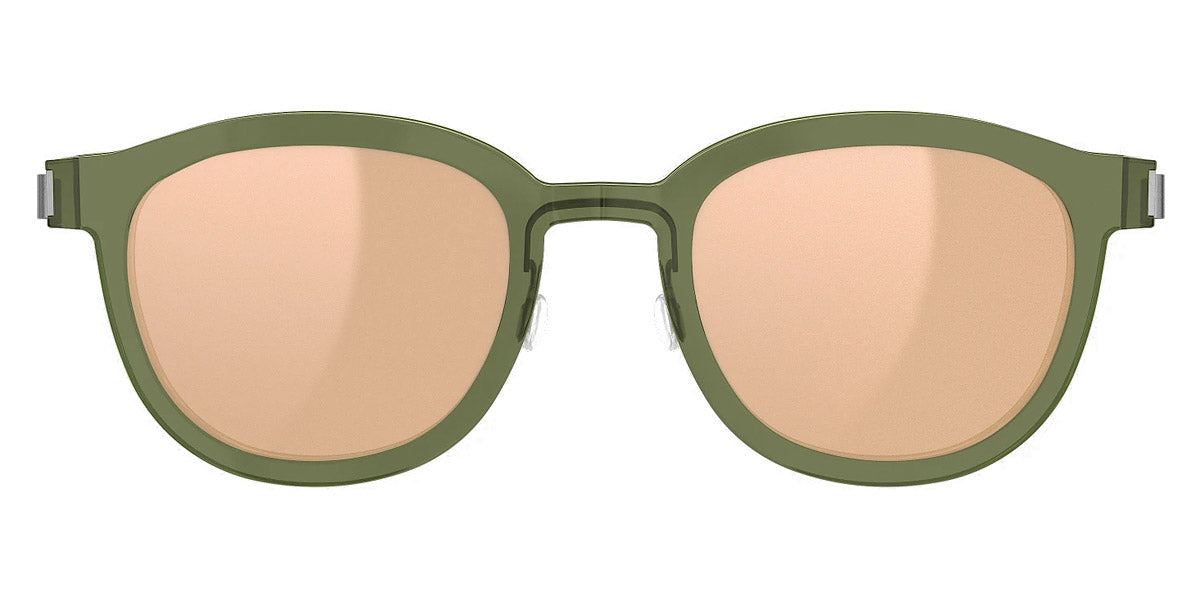 Lindberg Sun Titanium™ 8590 sunglasses in 219-SC105-K175-10 / Rose Gold Mirror - Medium Gray - SL54 / 53-22-135 - Modern Eye Care Portland
