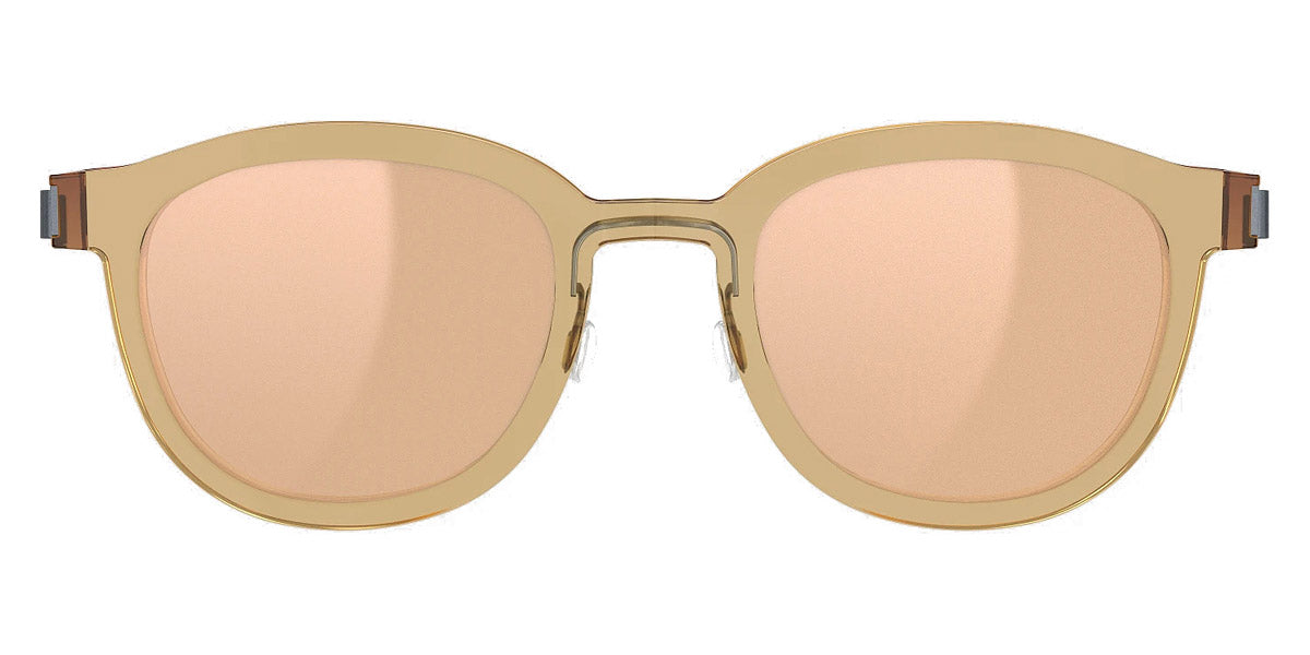 Lindberg Sun Titanium™ 8590 sunglasses in 219-SC89-K223-U16 / Rose Gold Mirror - Medium Gray - SL54 / 53-22-135 - Modern Eye Care Portland