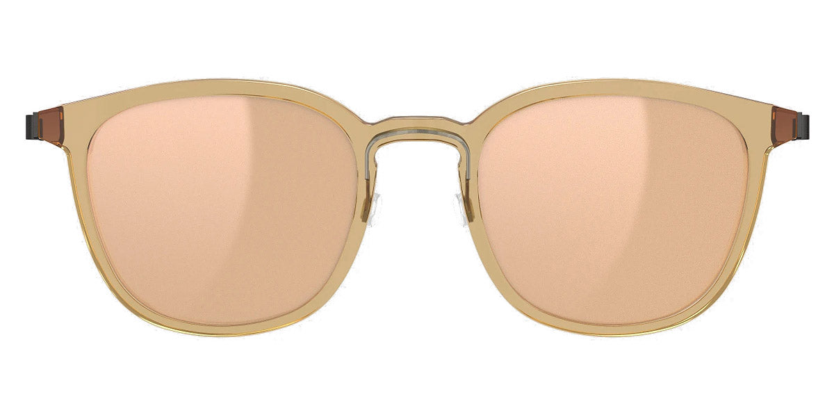 Lindberg Sun Titanium™ 8591 sunglasses in 207-AK40-K223-U9 / Rose Gold Mirror - Medium Gray - SL54 / 51-20-135 - Modern Eye Care Portland
