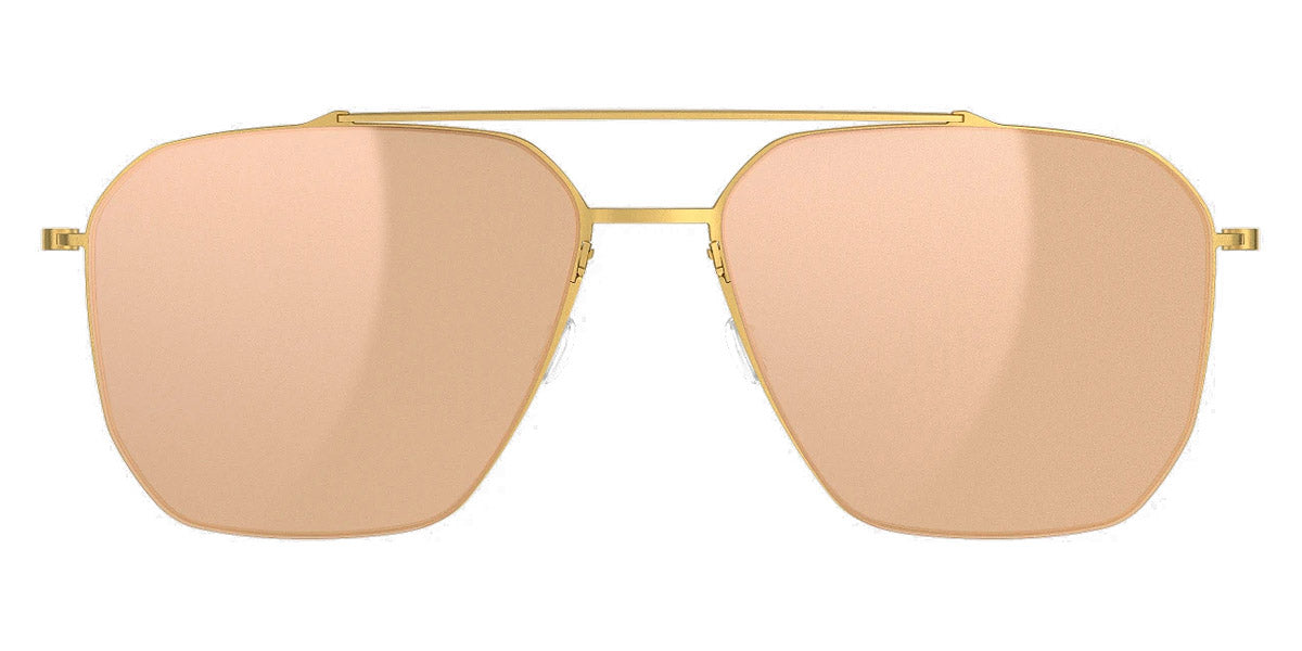 Lindberg Sun Titanium™ 8804 sunglasses in 850-GT / Rose Gold Mirror - Medium Gray - SL54 / 54-15-140 - Modern Eye Care Portland