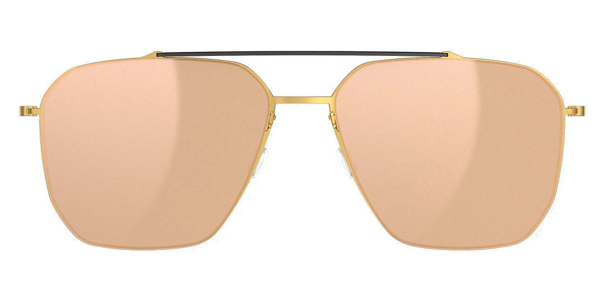 Lindberg Sun Titanium™ 8804 sunglasses in 850-GT-U9 / Rose Gold Mirror - Medium Gray - SL54 / 54-15-140 - Modern Eye Care Portland