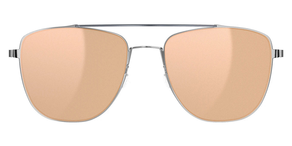 Lindberg Sun Titanium™ 8910 sunglasses in 215-P10-PU16 / Rose Gold Mirror - Medium Gray - SL54 / 55-19-135 - Modern Eye Care Portland
