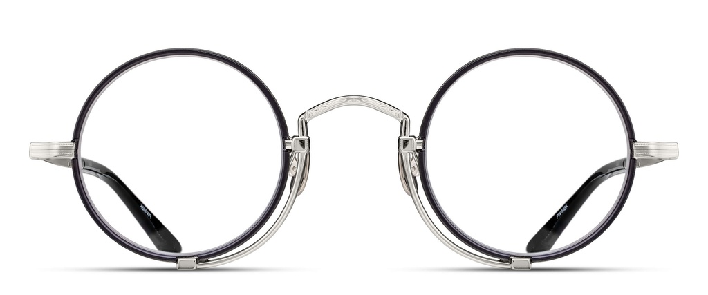 Matsuda 10103H-I.RX eyeglasses in 10103H-I.RX.PW-MBK.43 - Glance Glasses