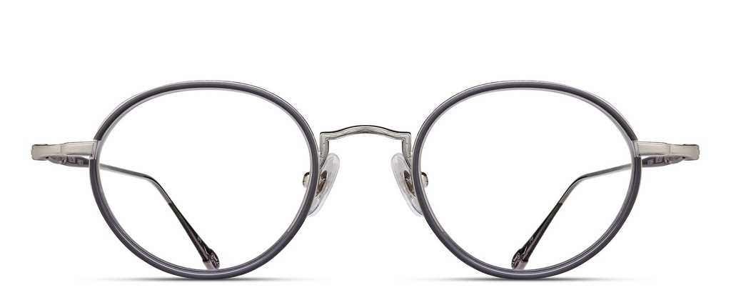 Matsuda 10189H-I.RX eyeglasses in 10189H-I.RX.PW-GRY.45 - Glance Glasses