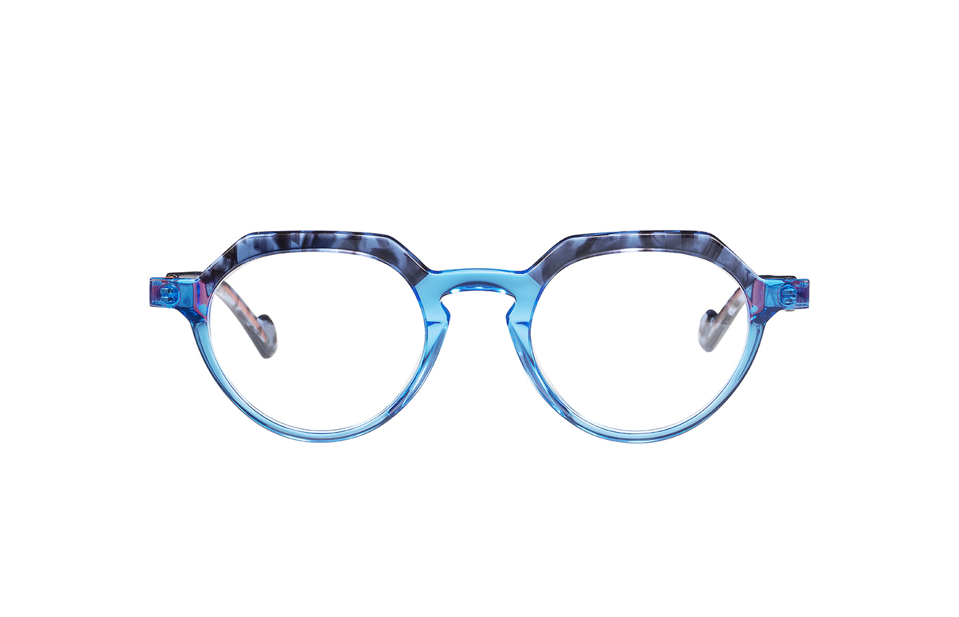 MATTTEW Acapulco eyeglasses in 924-bleu-orange - Glance Glasses