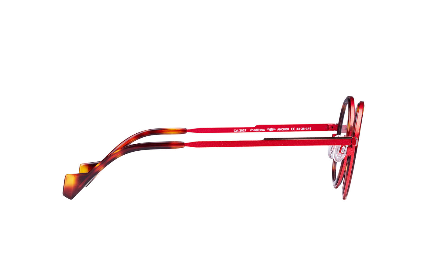 MATTTEW Anchor eyeglasses in 2027-brun-rouge-2 - Glance Glasses