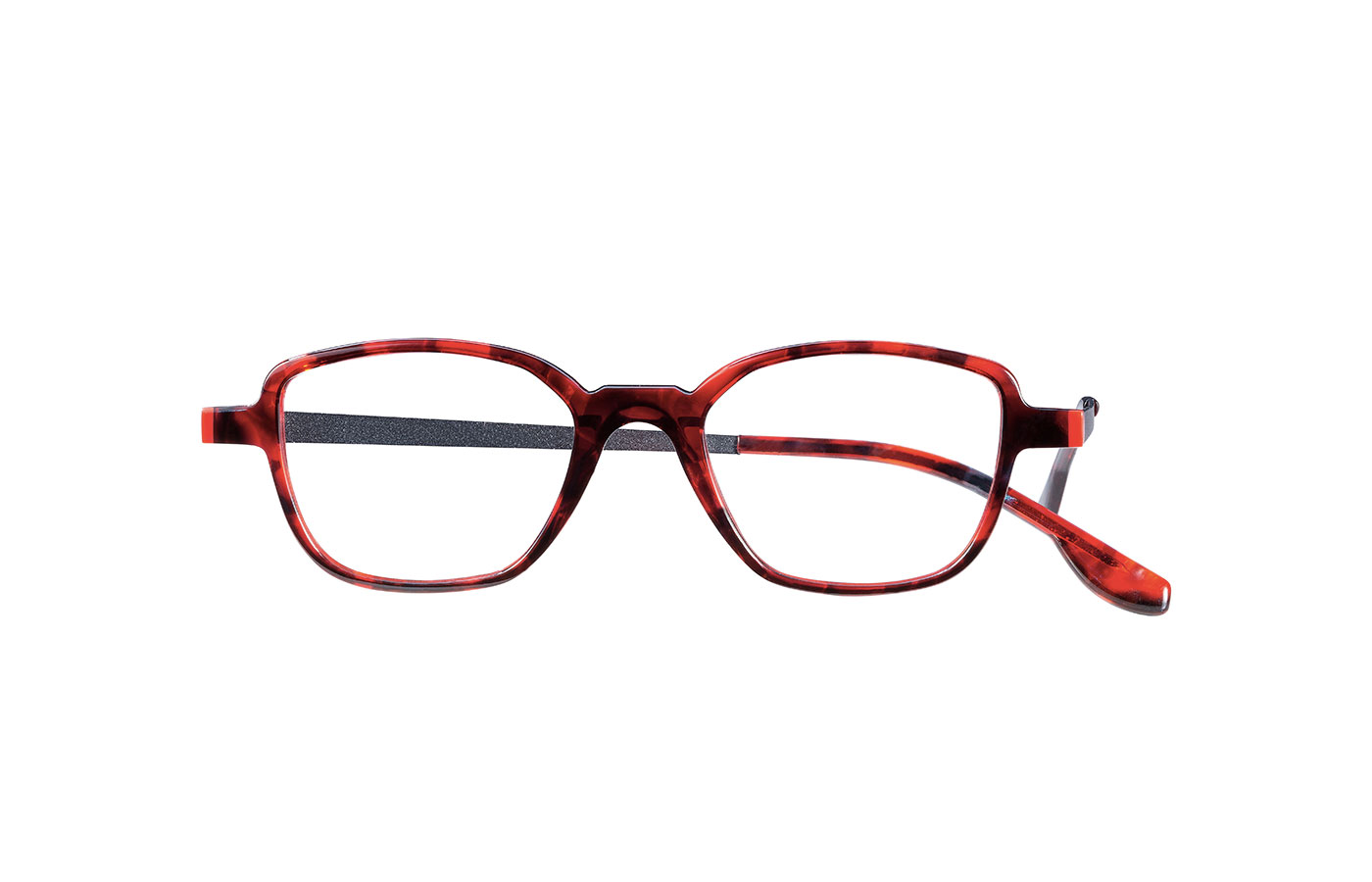 MATTTEW Aral eyeglasses in 970-rouge-noir - Glance Glasses