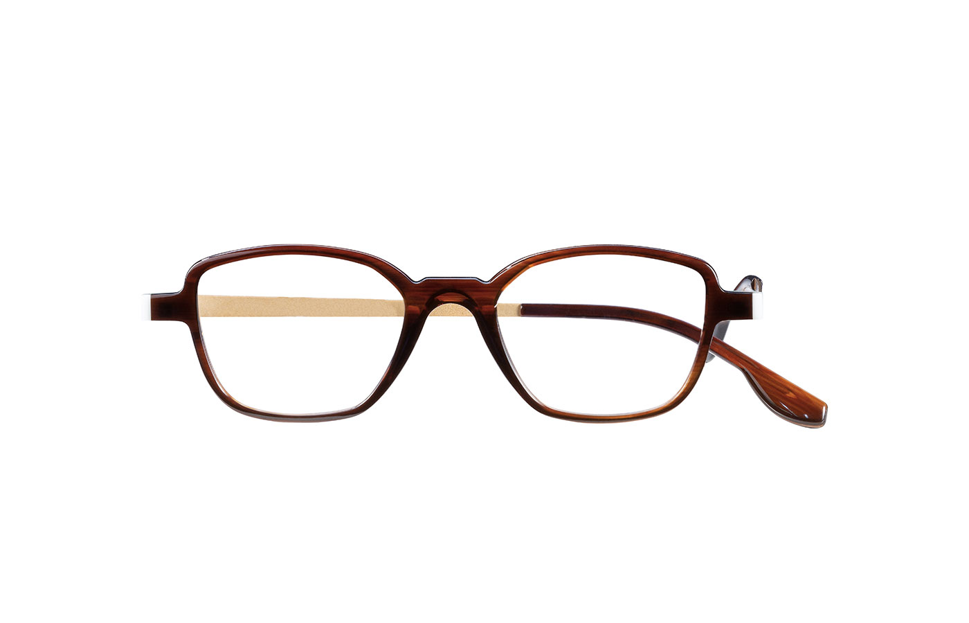MATTTEW Aral eyeglasses in 972-brun-or - Glance Glasses