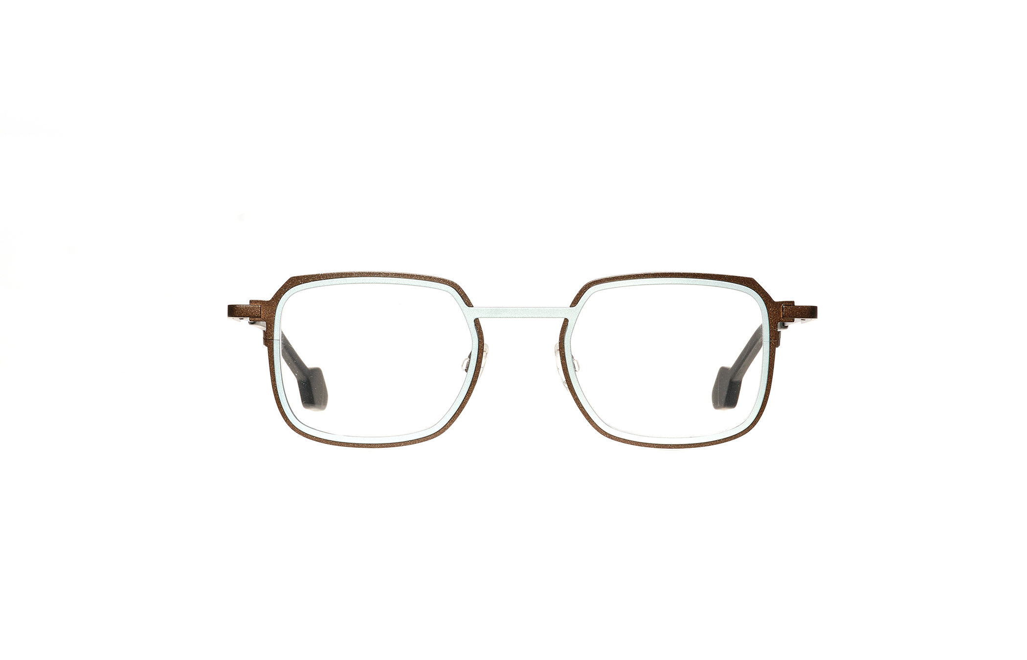 MATTTEW Jigsaw eyeglasses in 2004-bleu-clair-brun - Glance Glasses