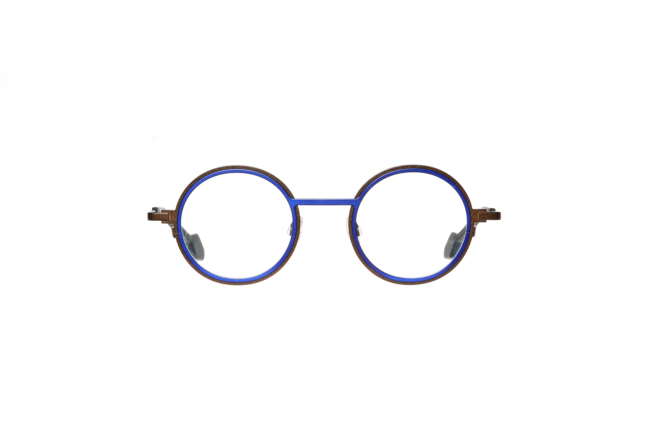 MATTTEW Tab eyeglasses in 2013-bleu-clair-brun - Glance Glasses