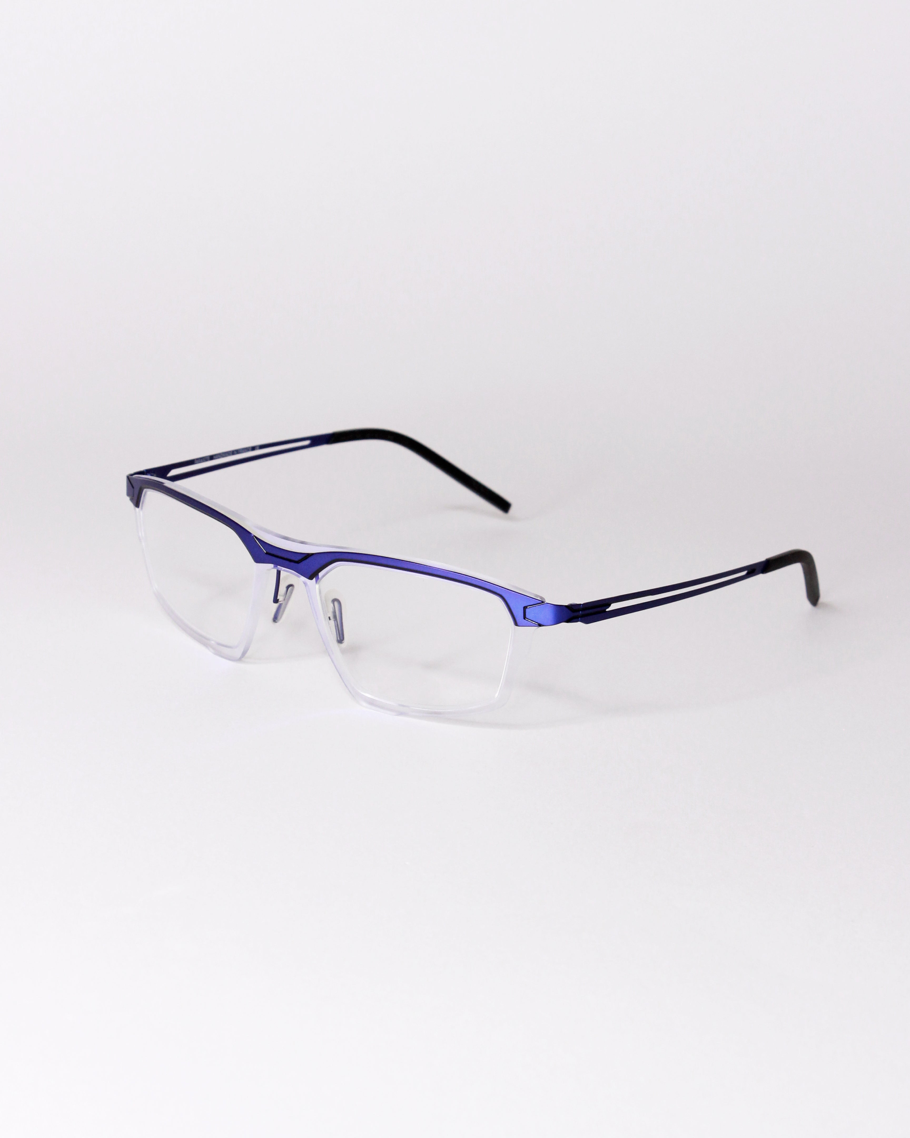 Parasite Eyewear ASTRO 1 eyeglasses in C72 - BLUE / BLACK CRISTAL BLUE - Modern Eye Care Portland
