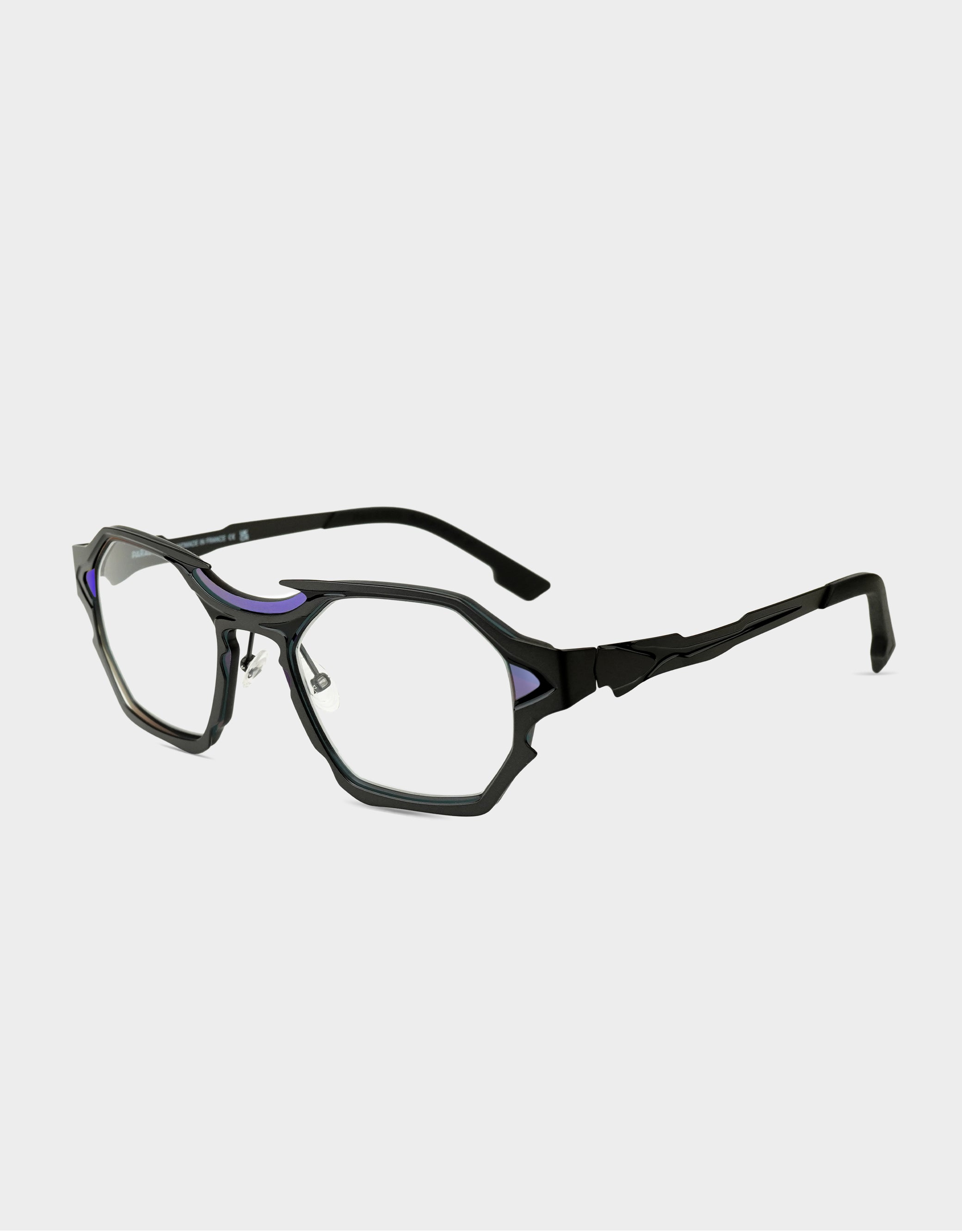Parasite Eyewear ATOM 3 eyeglasses in C63 - GREY / BLUE - Modern Eye Care Portland