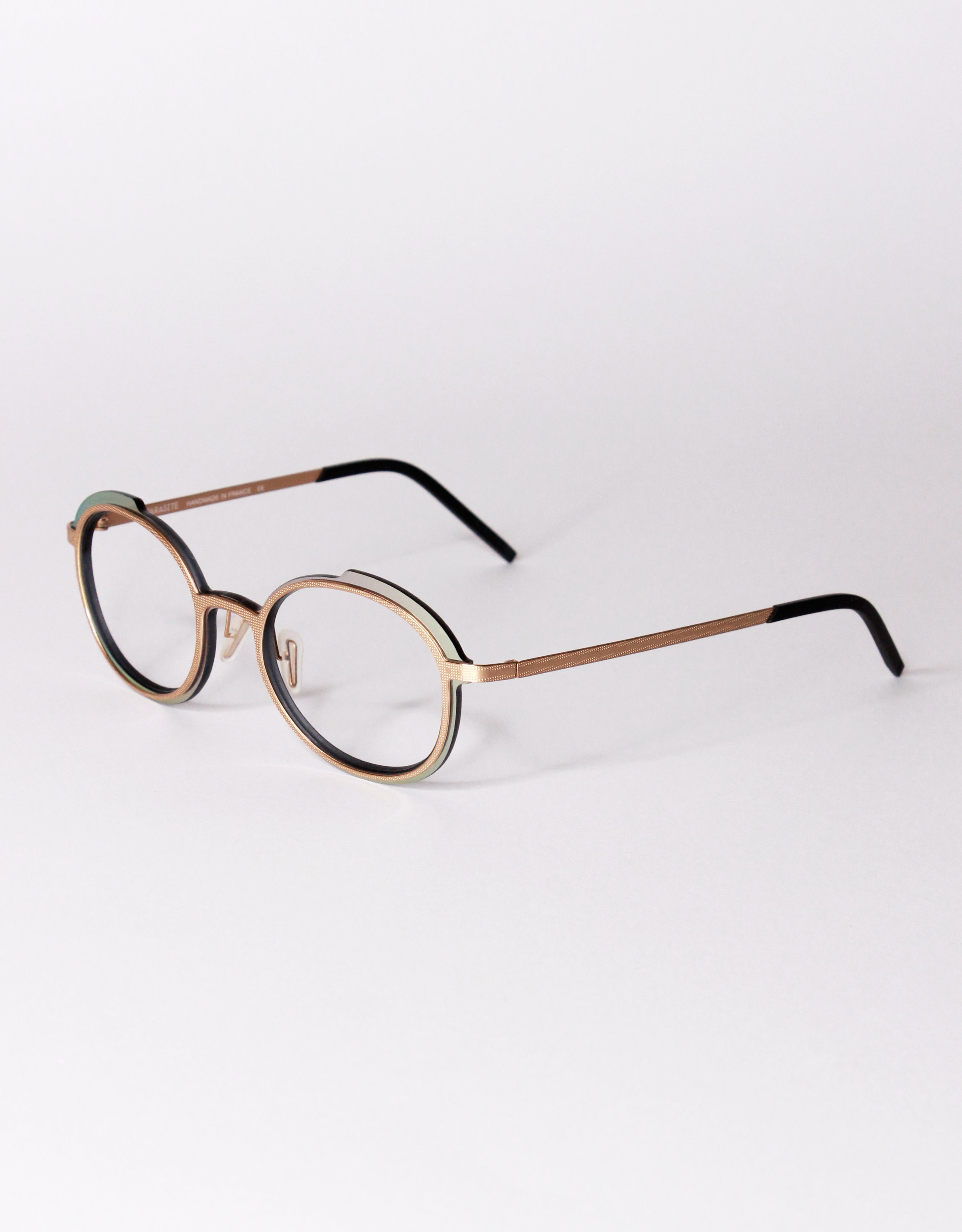 Parasite Eyewear AVENIR 6 eyeglasses in C25 - GOLD PINK CHROME PINK - Modern Eye Care Portland